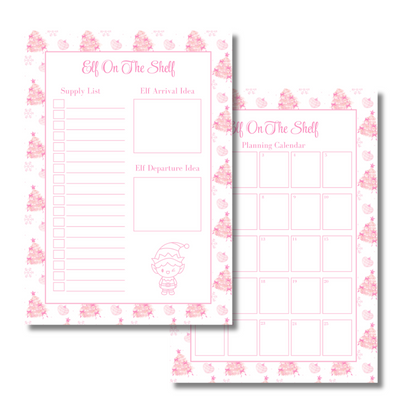 My Everlasting Christmas Planner & Page Insert Bundle 2026 - A4 - Pink & Silver Diamond Pen Set