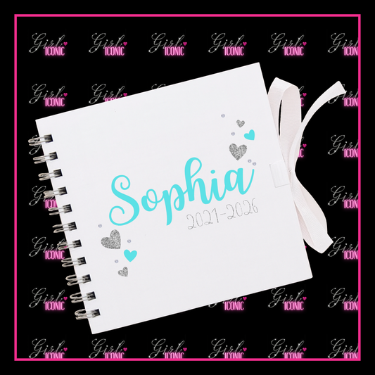 Personalised School Leavers Memory Scrap Book - Cupid Cutie