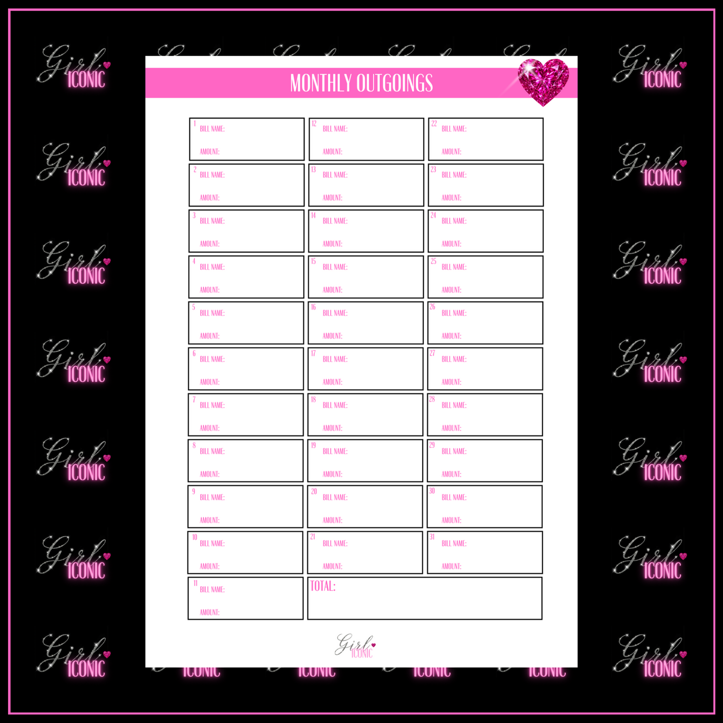 Life Planning & Organisation Page Set - Digital Download
