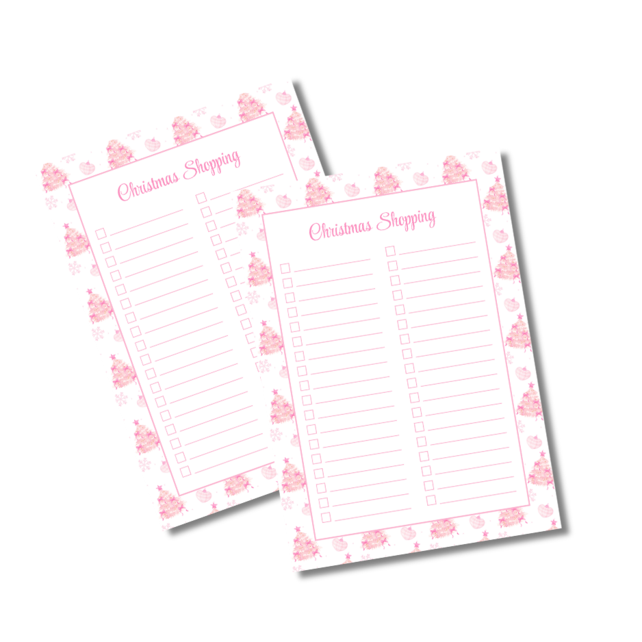 My Everlasting Christmas Planner & Page Insert Bundle 2026 - A4 - Pink & Silver Diamond Pen Set