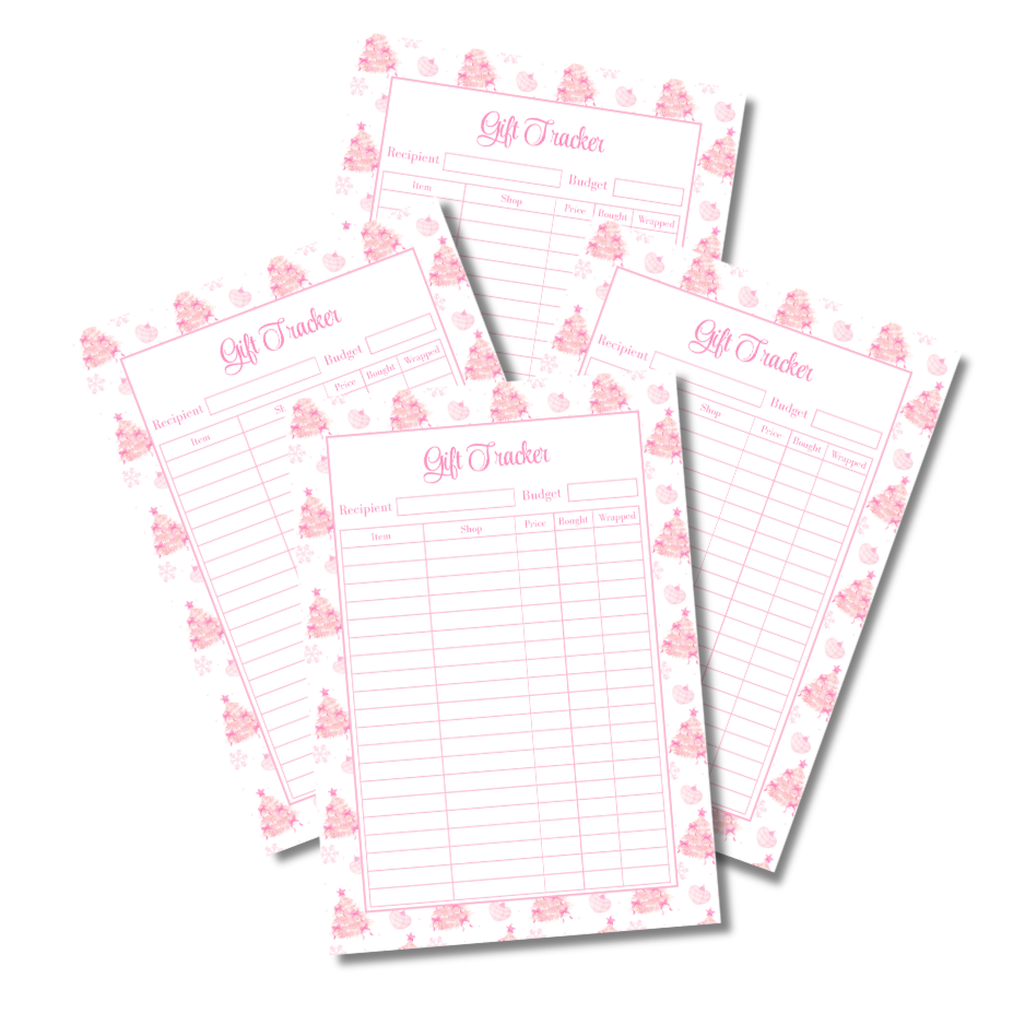 My Everlasting Christmas Planner & Page Insert Bundle 2026 - A4 - Pink & Silver Diamond Pen Set