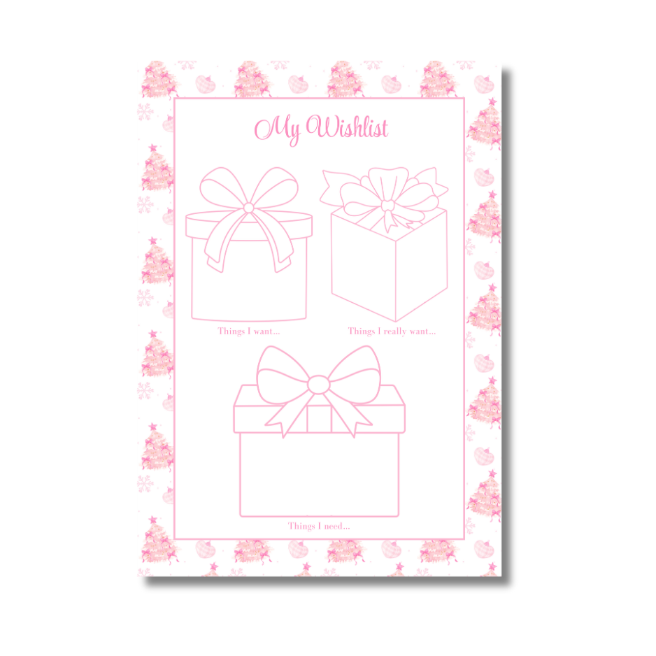 My Everlasting Christmas Planner & Page Insert Bundle 2026 - A4 - Pink & Silver Diamond Pen Set