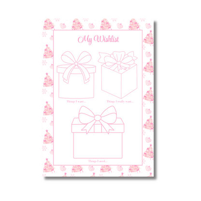 My Everlasting Christmas Planner & Page Insert Bundle 2026 - A4 - Pink & Silver Diamond Pen Set