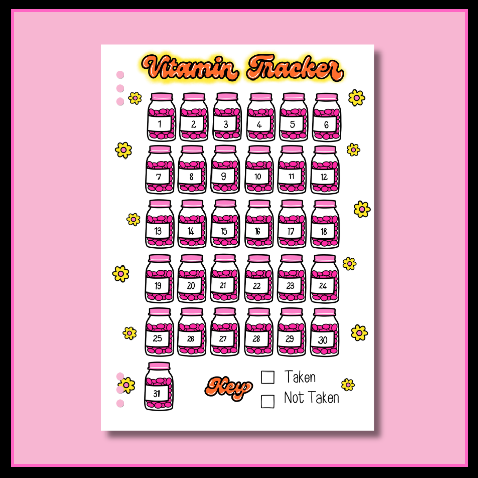 Health & Wellness Journal Page Set - Full Bundle