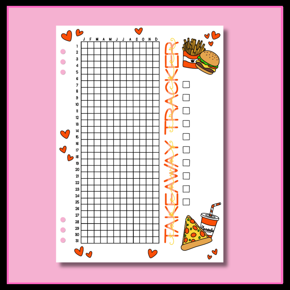 Takeaway Tracker - Single Page