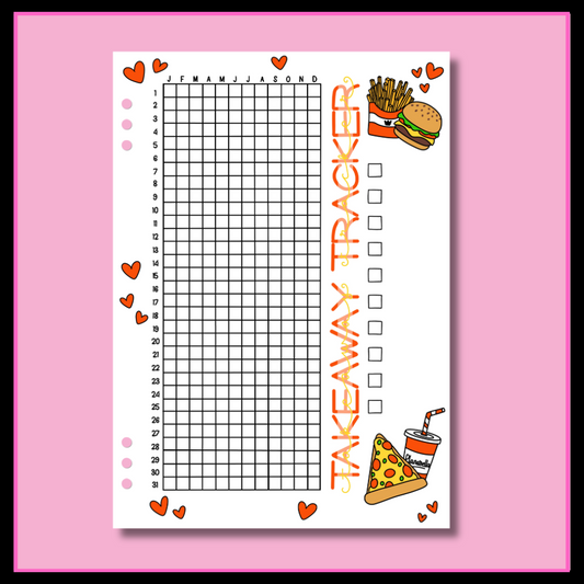 Takeaway Tracker - Single Page