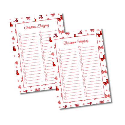 My Everlasting Christmas Planner & Page Insert Bundle 2026 - A4 - Red & Silver Diamond Pen Set