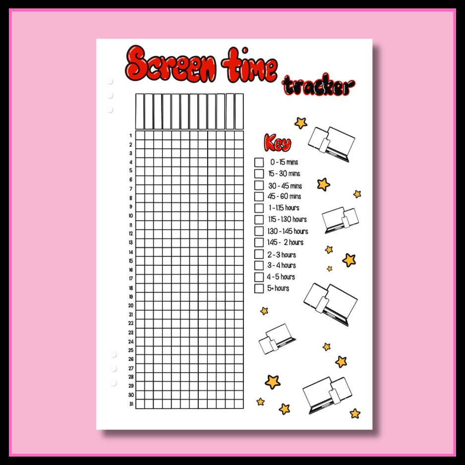 Screen Time Tracker - Single Page