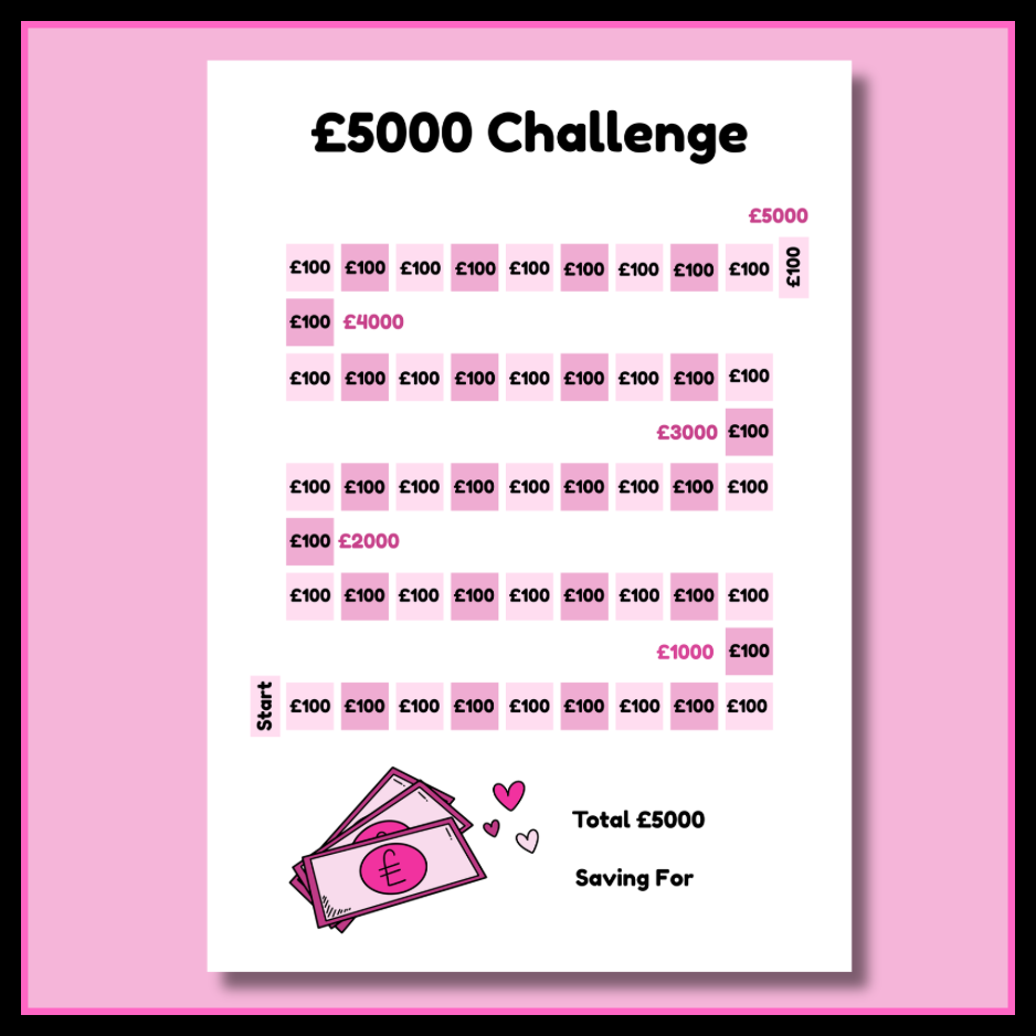 Savings Challenge Book