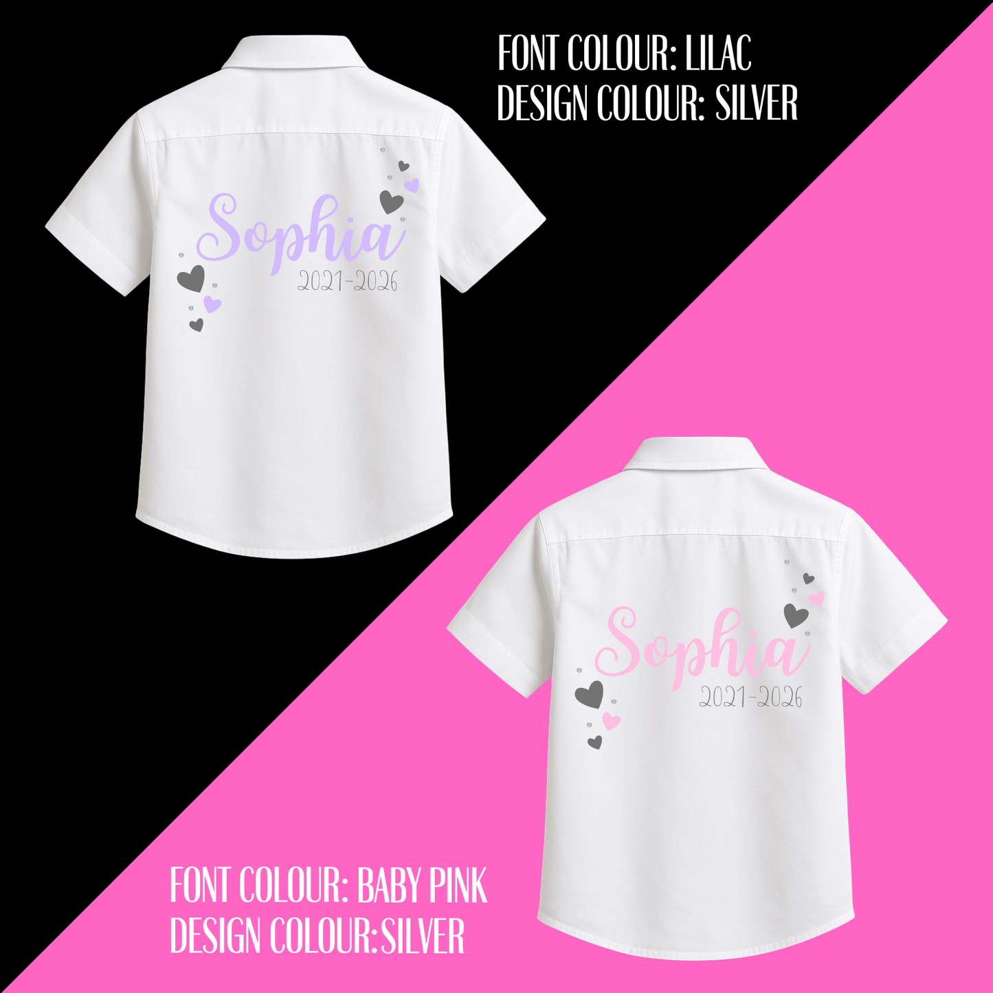 Personalised School Leavers Shirt - Cupid Cutie