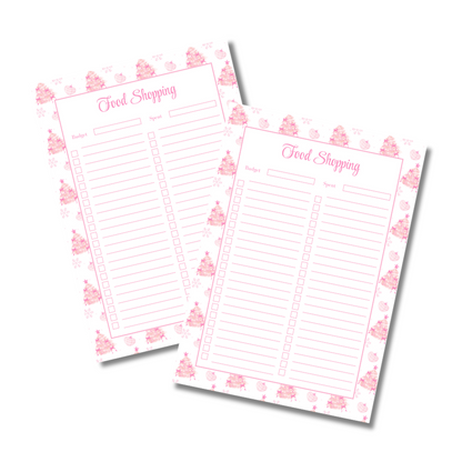 My Everlasting Christmas Planner & Page Insert Bundle 2026 - A4 - Pink & Silver Diamond Pen Set
