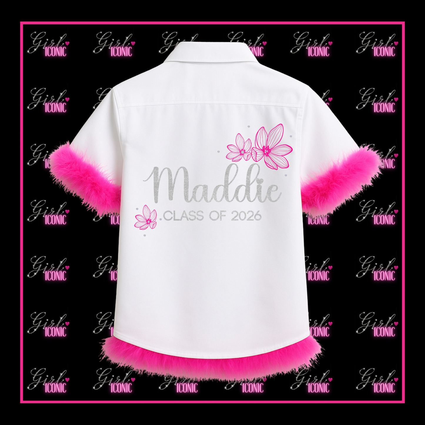 Personalised School Leavers Shirt - Pretty Lilly