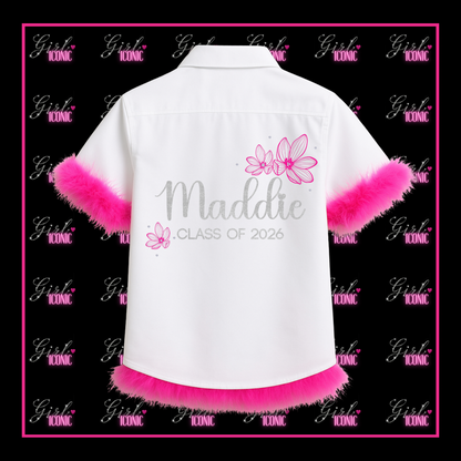 Personalised School Leavers Shirt - Pretty Lilly