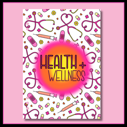 Health & Wellness Journal Page Bundle - DIGITAL DOWNLOAD