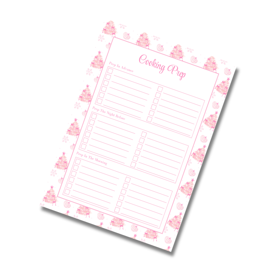 My Everlasting Christmas Planner & Page Insert Bundle 2026 - A4 - Pink & Silver Diamond Pen Set