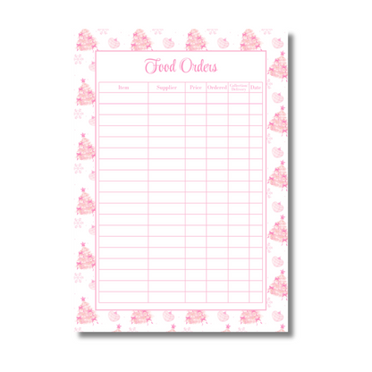 My Everlasting Christmas Planner & Page Insert Bundle 2026 - A4 - Pink & Silver Diamond Pen Set