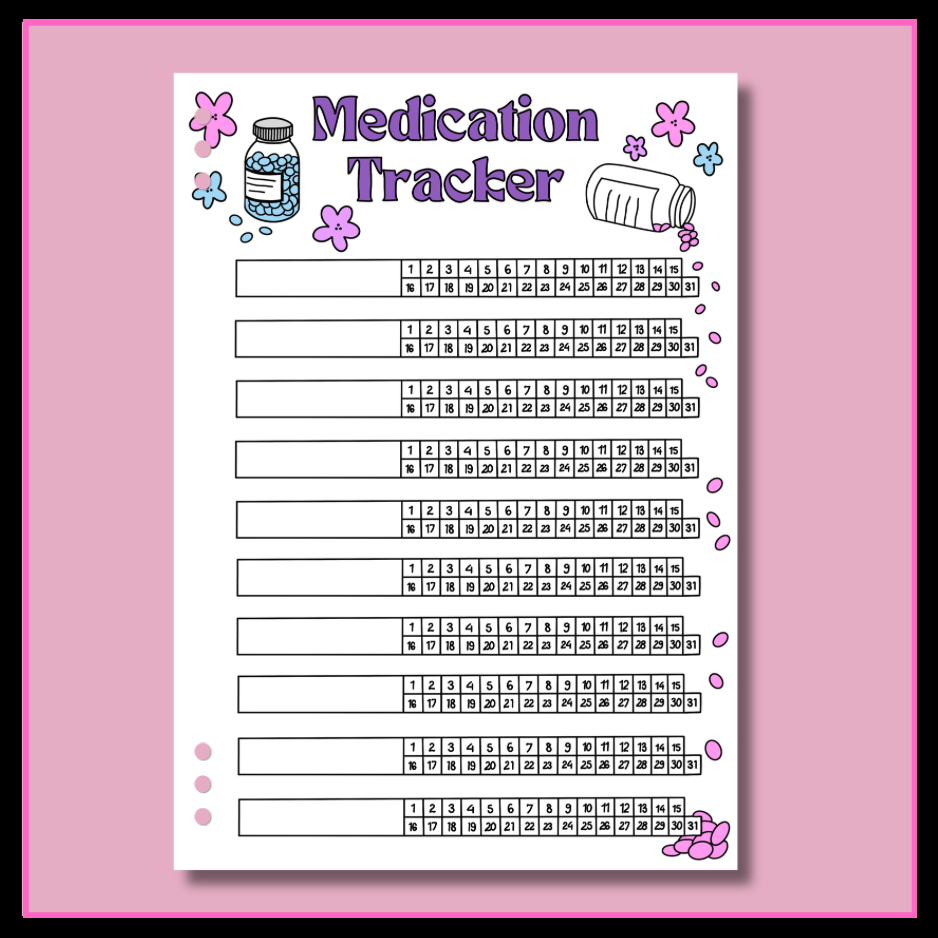 Mental Health Journal Page Set - DIGITAL DOWNLOAD