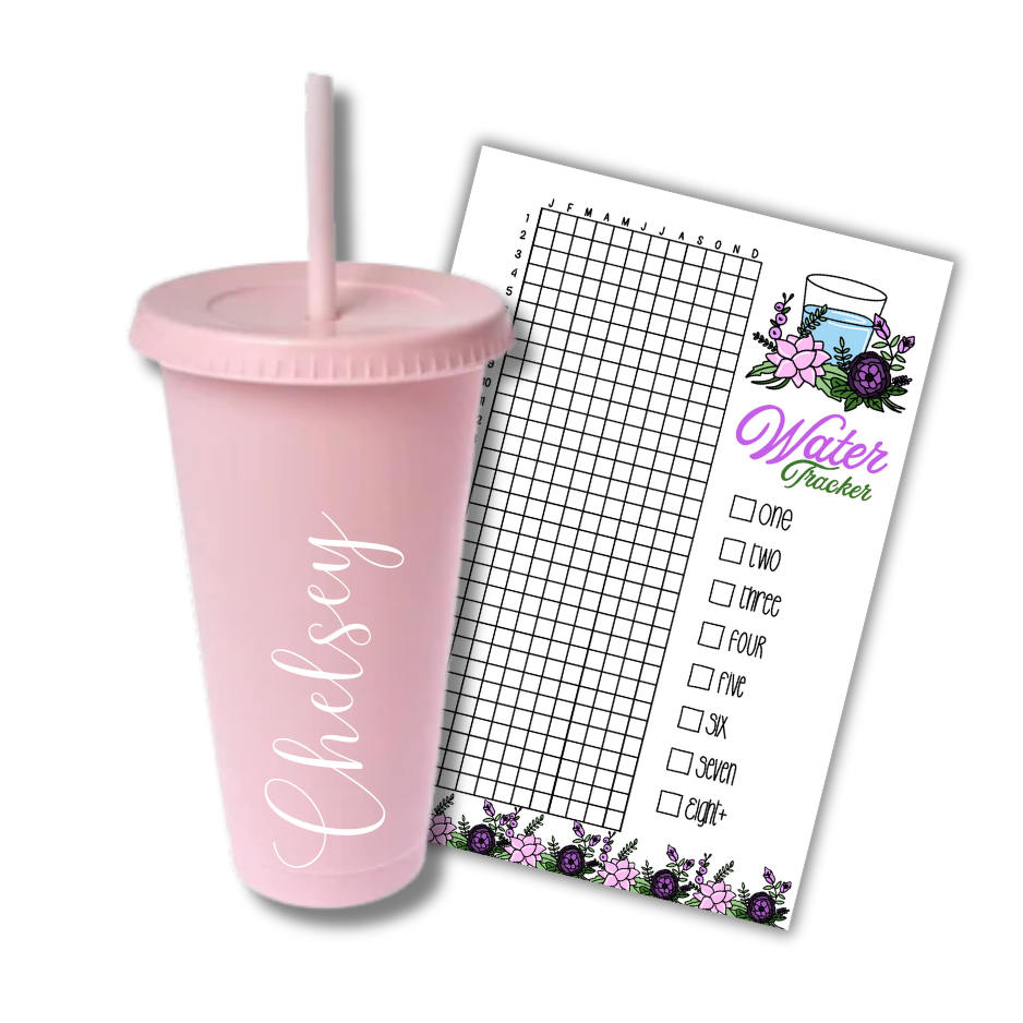 Personalised Cold Cup - Pink