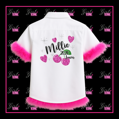 Personalised School Leavers Shirt - Cherry Pop