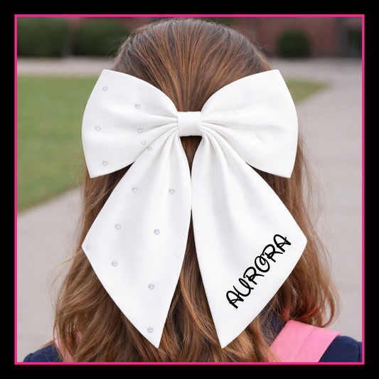 School Leavers Hair Bow - Perfect Princess
