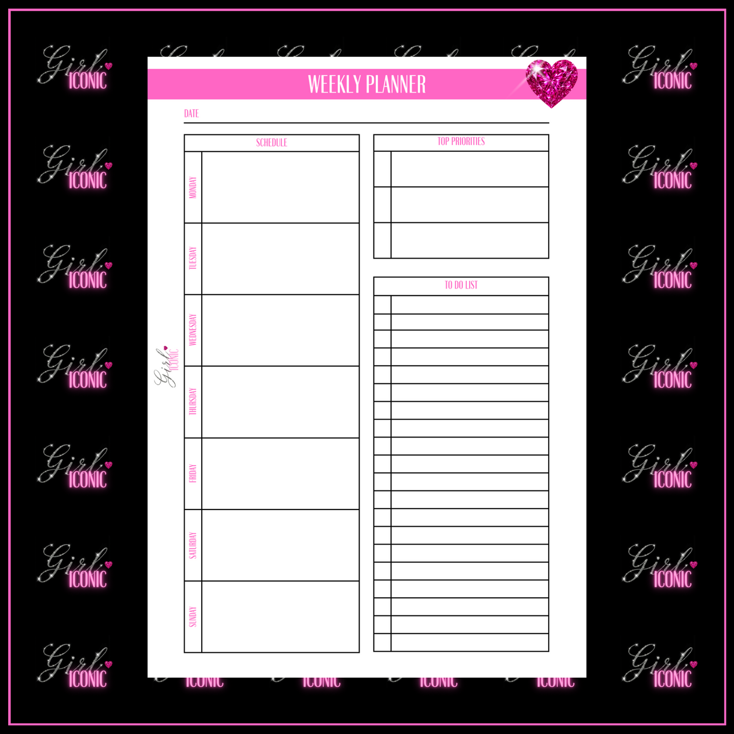 Life Planning & Organisation Page Set - Digital Download
