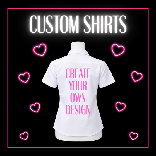 Custom Design - Create Your Own - School Leavers Shirt - Personalised