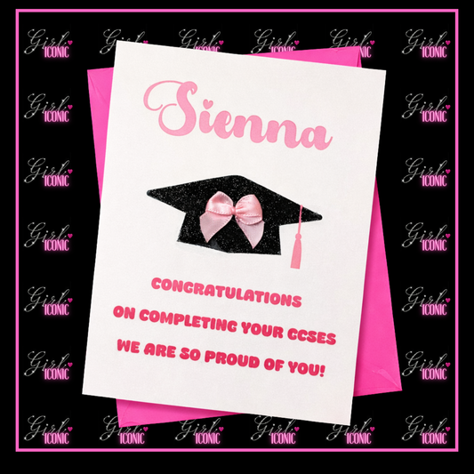 Graduation Hat School Leavers Card