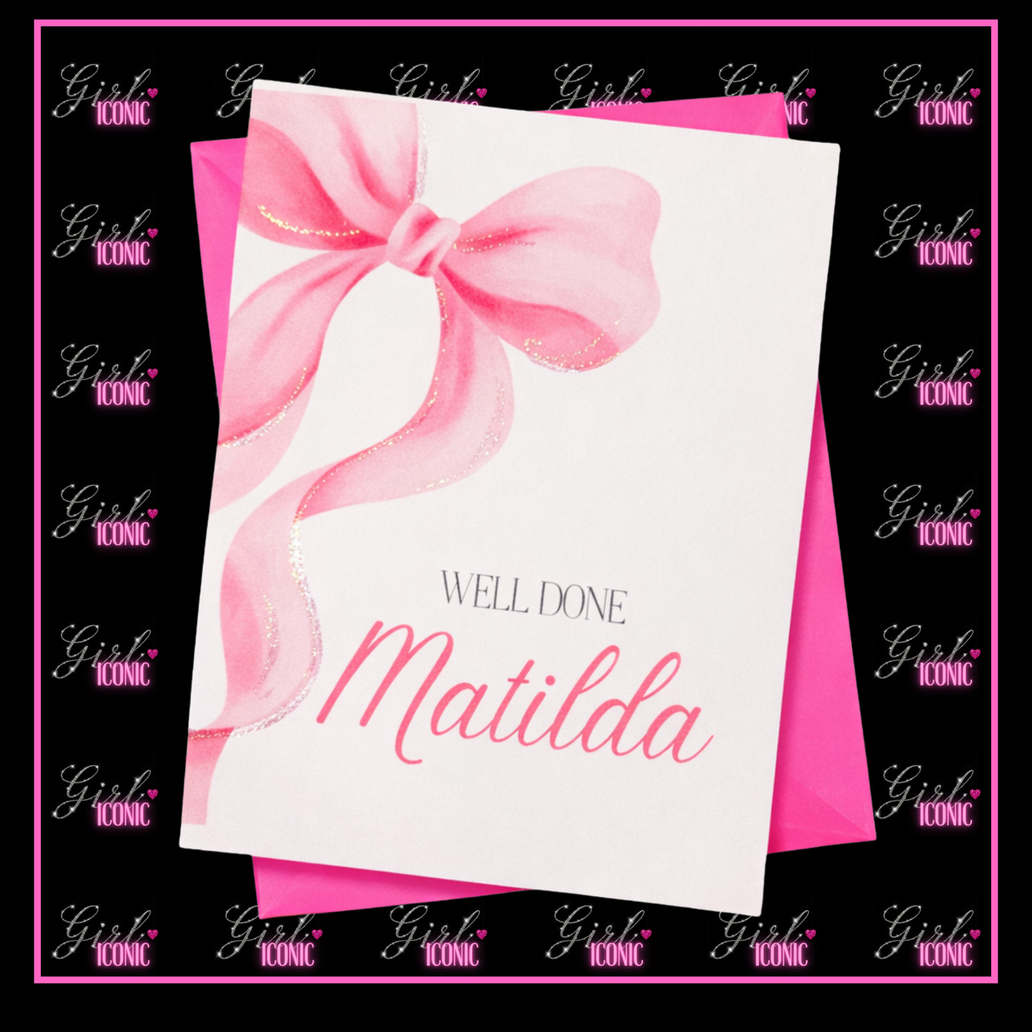 Bow Pretty School Leavers Card