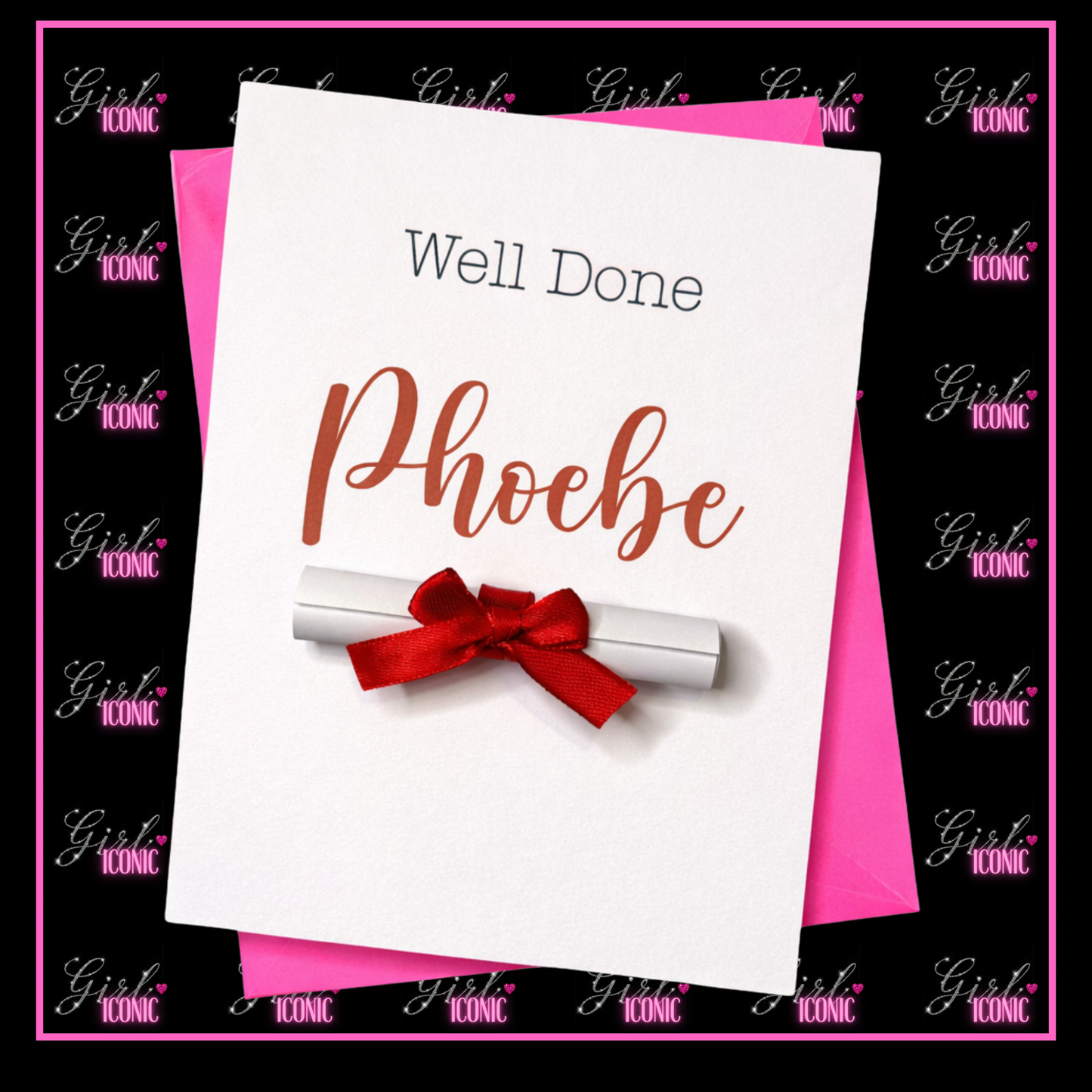 Graduation Scroll School Leavers Card