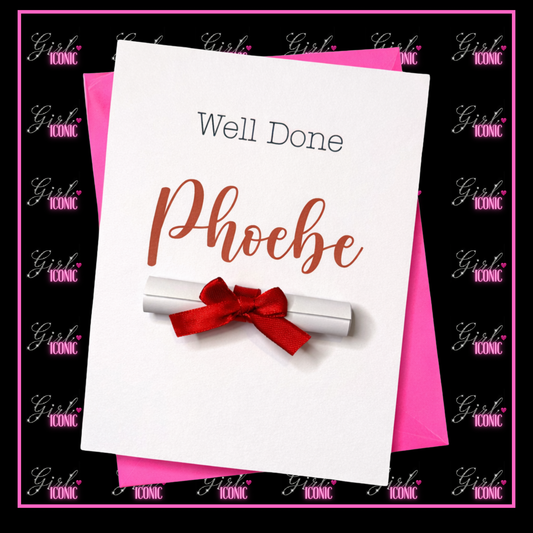 Graduation Scroll School Leavers Card