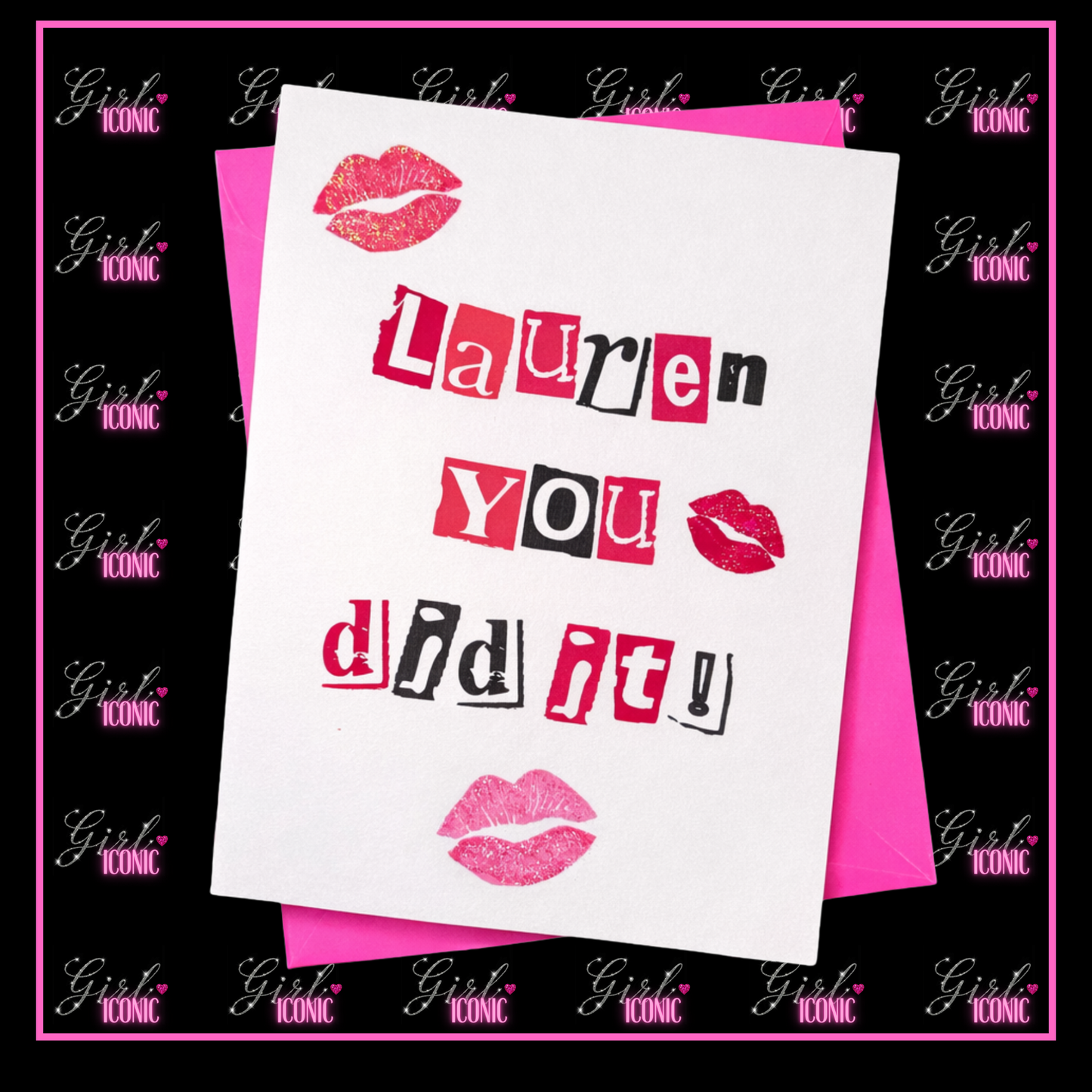 Burn Girl School Leavers Card