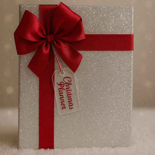 My Everlasting Christmas Planner & Page Insert Bundle 2026 - A4 - Red & Silver Diamond Pen Set