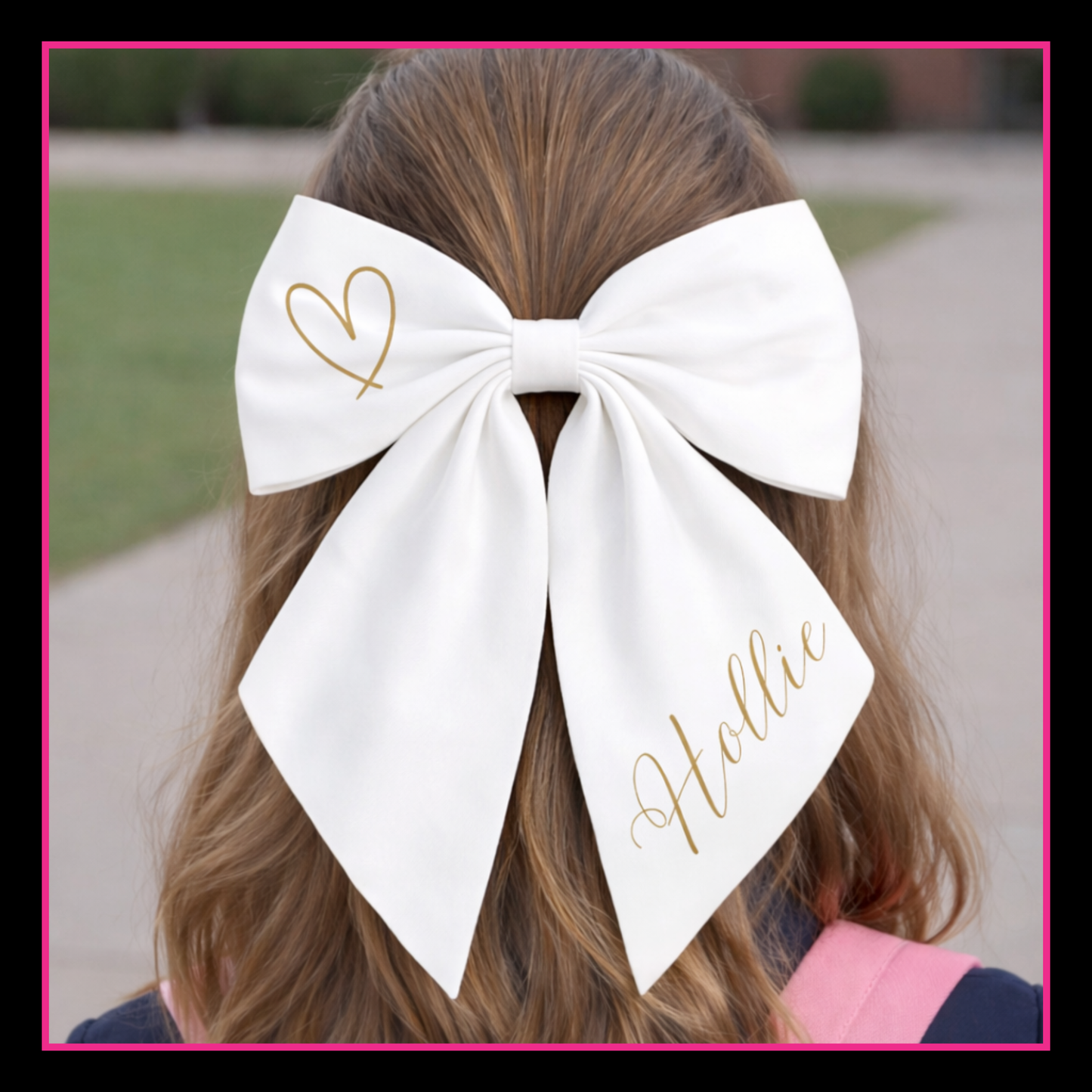 School Leavers Hair Bow - Sweet Sparkle