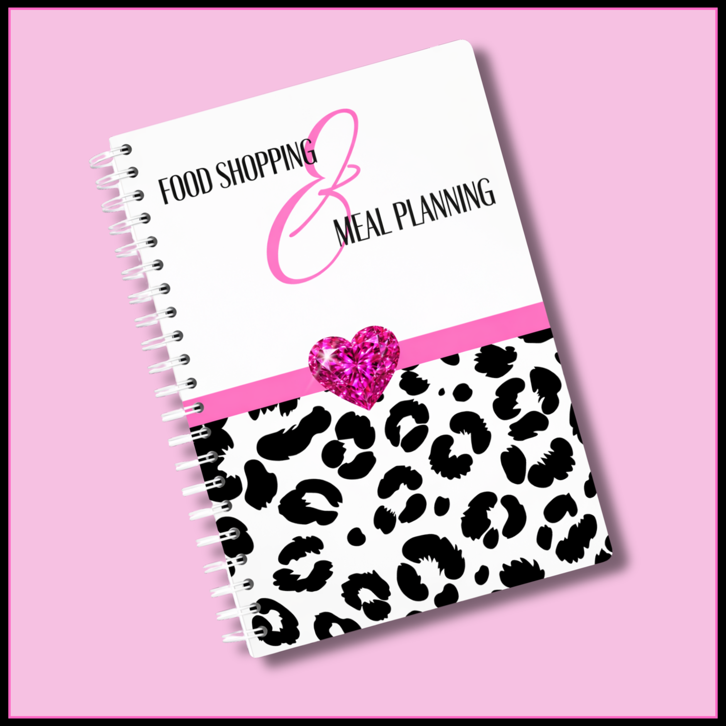 Food Shopping & Meal Planning Notebook